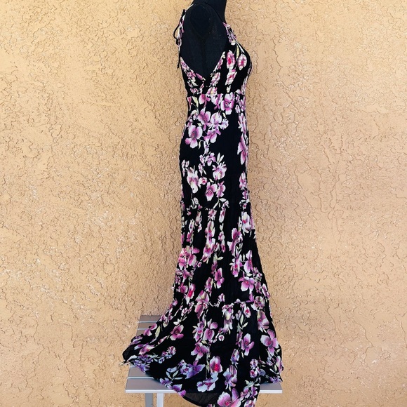 Intimately by Free People Floral Full Length Spaghetti Strap Dress - Picture 2 of 5